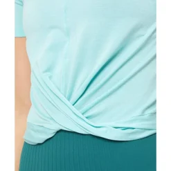 Womens Delight Short Wrap T-shirt-Casall Hot