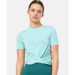 Womens Delight Short Wrap T-shirt-Casall Hot