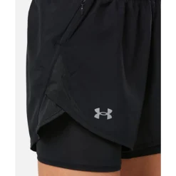 Womens Fly By 2-in-1 Shorts-Under Armour Outlet