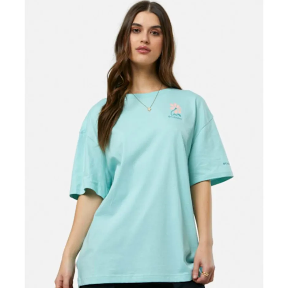 Womens Graphic Oversized T-Shirt-Columbia New