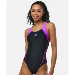 Womens Hyperboom Splice Racerback Swimsuit-Speedo Clearance