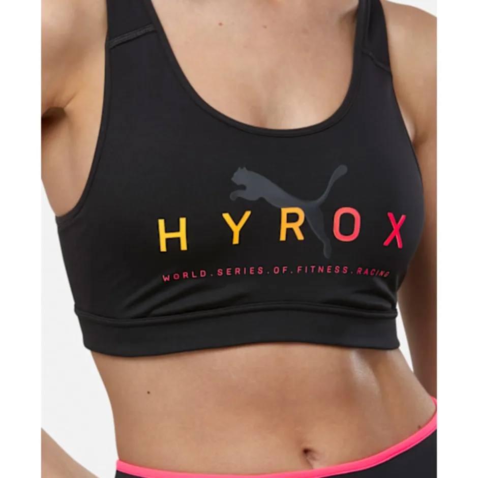Womens Hyrox 4Keeps Medium Support Sports Bra-Puma New