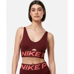 Womens Indy Plunge Medium Support Sports Bra-Nike New