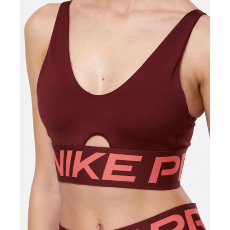 Womens Indy Plunge Medium Support Sports Bra-Nike New