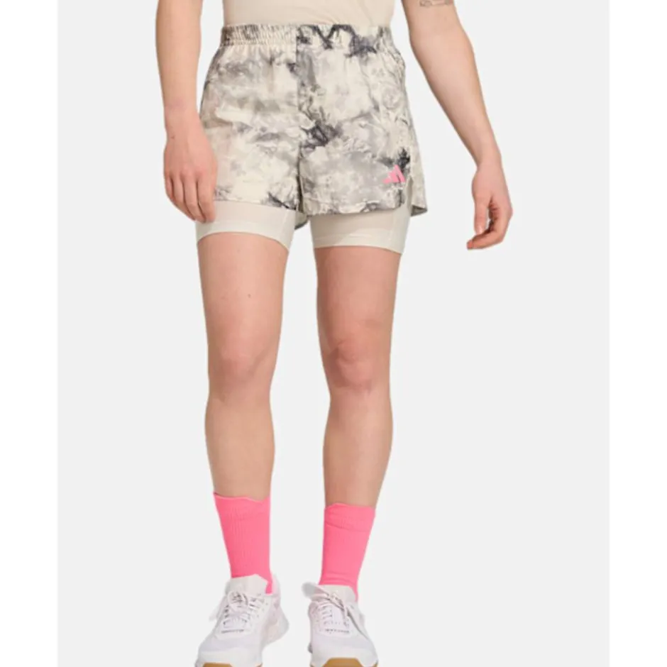 Womens Own The Run 2 in 1 Shorts-adidas Originals Outlet