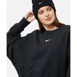 Womens Phoenix Fleece Crew Neck Sweatshirt-Nike Hot