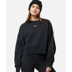 Womens Phoenix Fleece Crew Neck Sweatshirt-Nike Hot