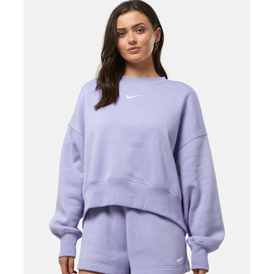 Womens Phoenix Fleece Oversized Crew Neck Sweatshirt-Nike Best