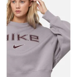 Womens Phoenix Fleece Oversized Crew Neck Sweatshirt-Nike New