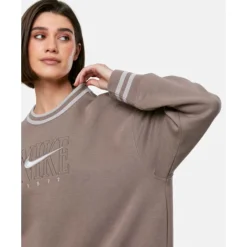Womens Phoenix Fleece Oversized Crew Neck Sweatshirt-Nike Fashion