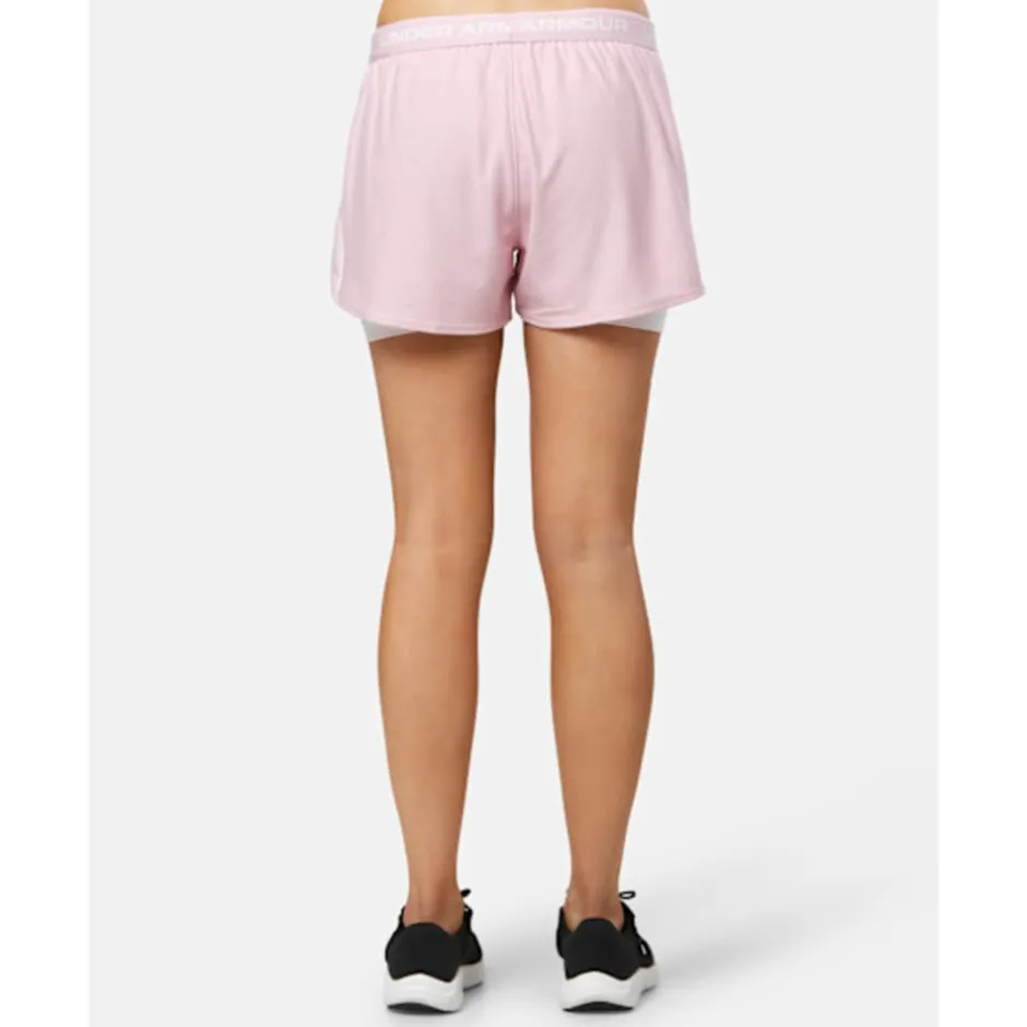 Womens Play Up 2-in-1 Shorts-Under Armour New