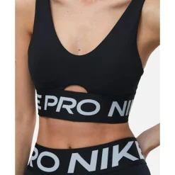 Womens Pro Indy Plunge Medium Support Sports Bra-Nike Best