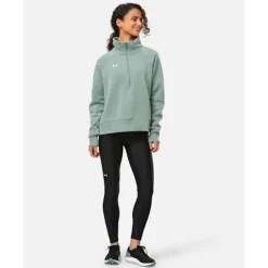 Womens Rival Fleece Half Zip-Under Armour New