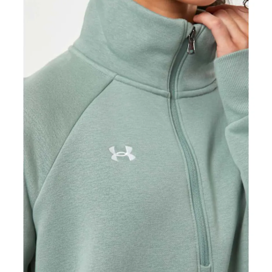Womens Rival Fleece Half Zip-Under Armour New
