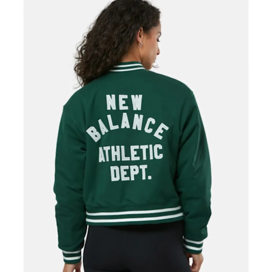 Womens Sportswear Greatest Hits Varsity Jacket-New Balance Outlet