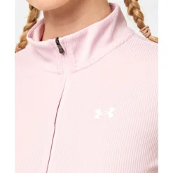 Womens Tech Ribbed Half Zip Top-Under Armour Discount