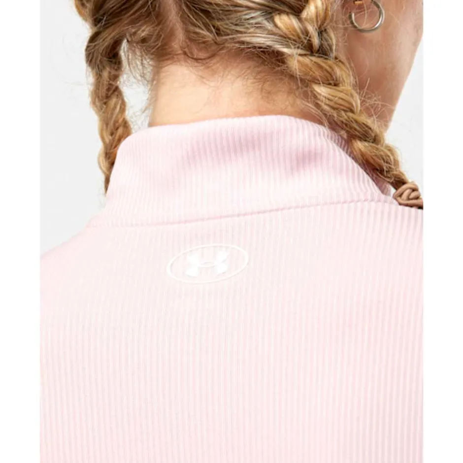Womens Tech Ribbed Half Zip Top-Under Armour Discount