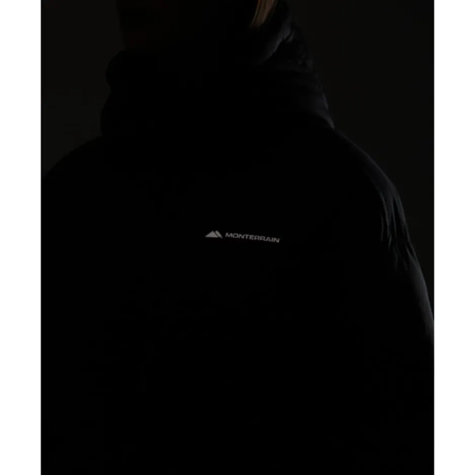 Womens Track Bungee Cropped Puffer Jacket-Monterrain Clearance