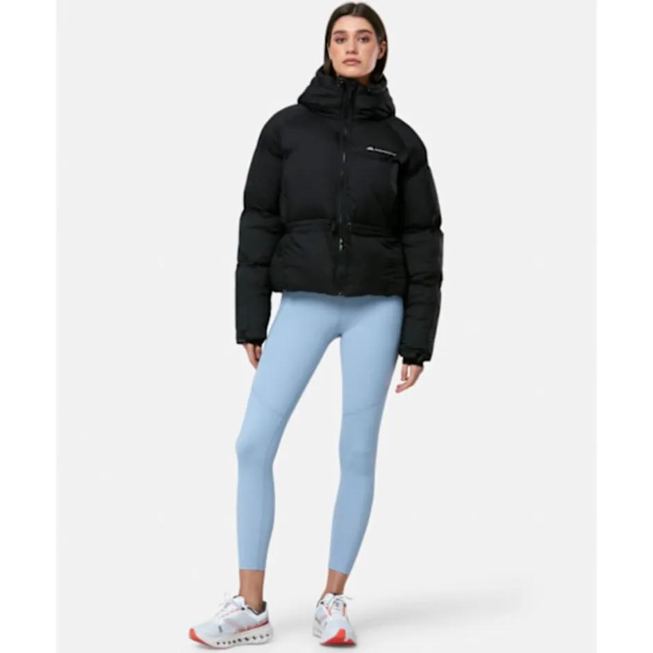 Womens Track Bungee Cropped Puffer Jacket-Monterrain Clearance