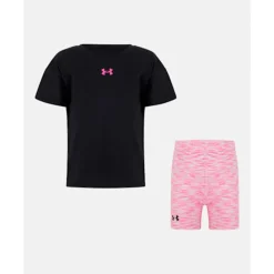 Younger Kids Twist Bike Short Set-Under Armour Fashion